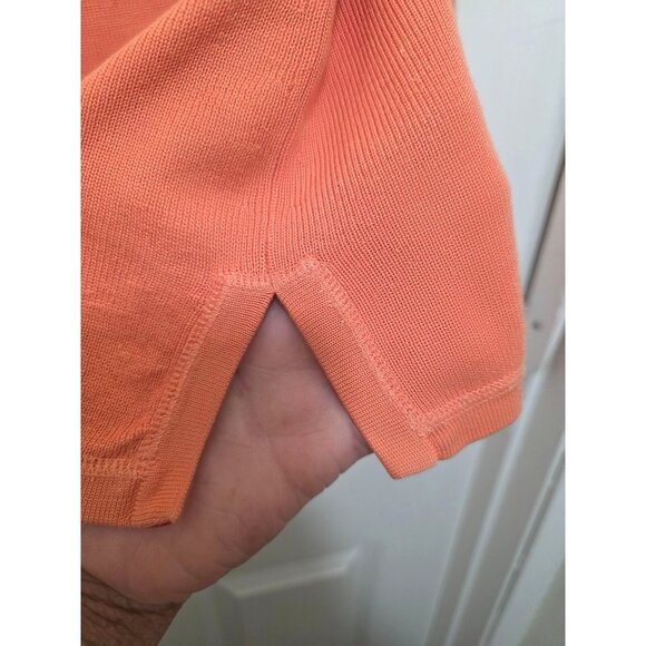 Tommy Bahama Womens Coral Button-Front Cardigan Sweater XL Cotton/Silk Blend Lon - Picture 4 of 10